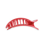 Round Flat Hair Clip Calming Coral