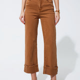 The City Cuff Jean– Camel