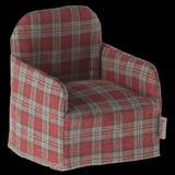 Chair, Mouse - Red checker