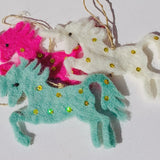 Unicorn Felt Orn.