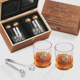 Golf Ball Whiskey Chillers & Glasses