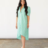 Vibrant Vibe Wide Stripe Dress