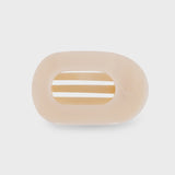 TELETIES Round Flat Hair Clips- Small