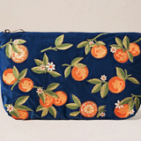 Orange Blossom Everyday Pouch Cobalt