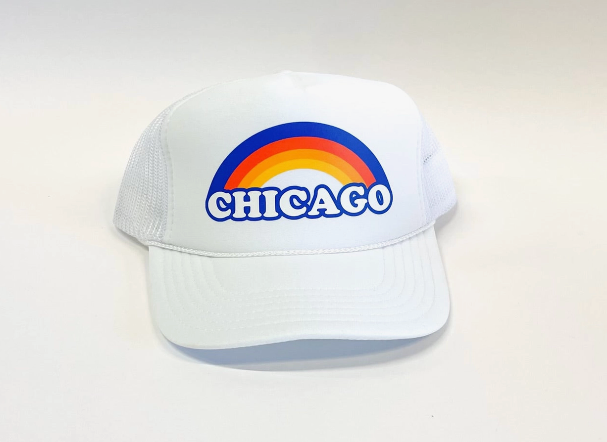 Chicago Rainbow Trucker Hat