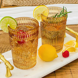 13.oz. Vintage Textured Glass
