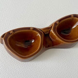 Vintage retro sunglasses dish
