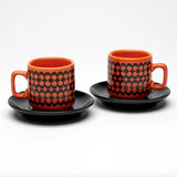 Hornsea Espresso cups and saucer duo