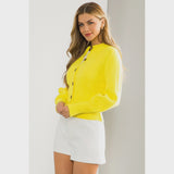 Sunny Yellow Cardigan