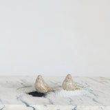 Stoneware Birds Salt & Pepper Shakers
