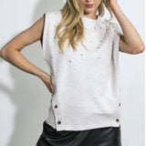 Everyday Embellished Knit Top