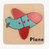 Wooden Vehicle Puzzle