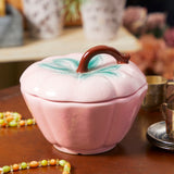 Vintage Belmar Pottery Ceramic Strawberry Jar with Lid