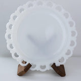Vntg Anchor Hocking Milk Glass Platter