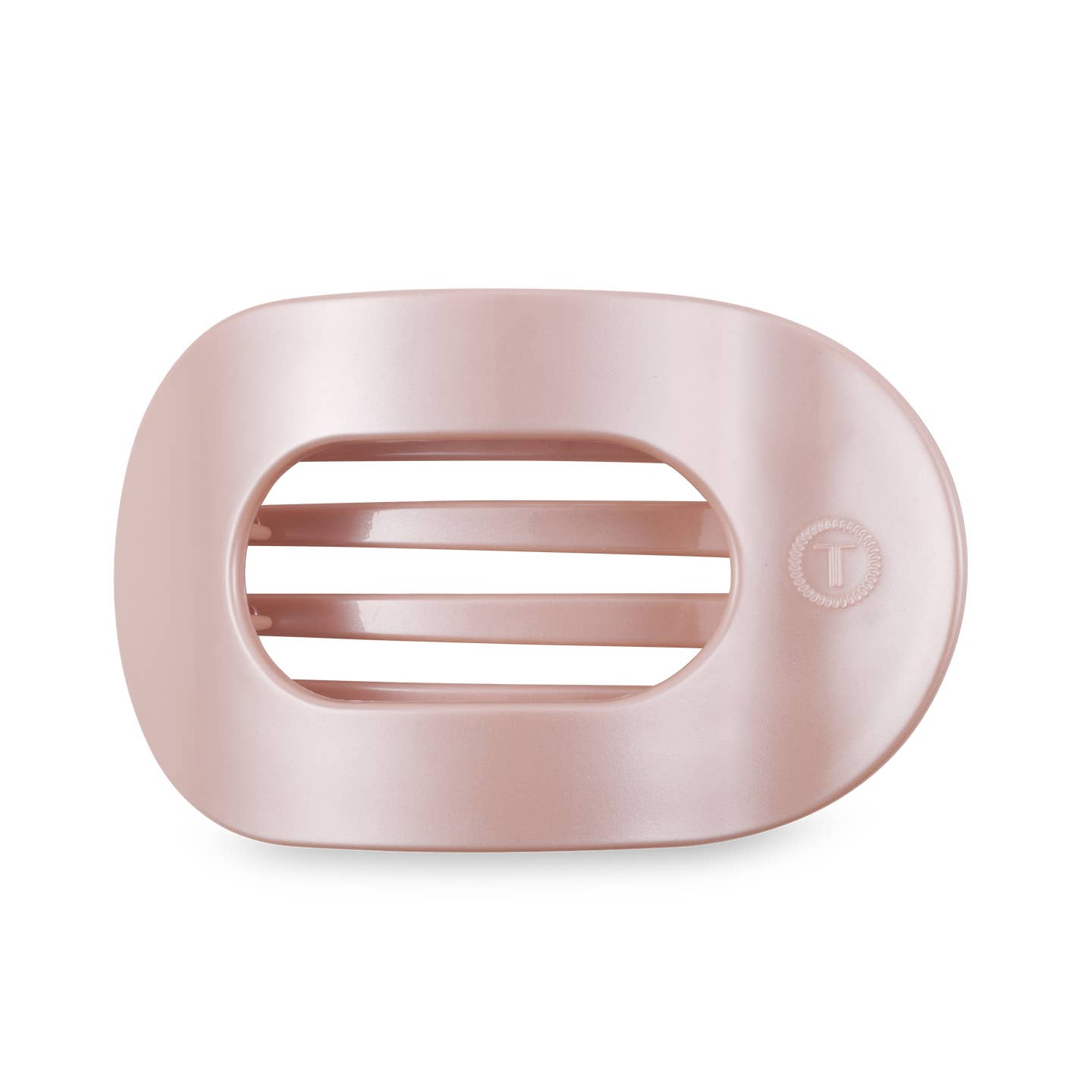 TELETIES Round Flat Hair Clips-  Small