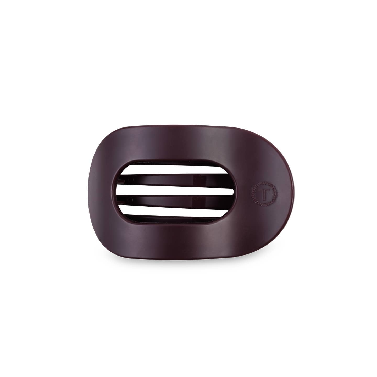 TELETIES Round Flat Hair Clips-  Small