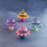 Ballerina Glass Cake Stand w/Dome