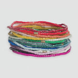 18 Strand Luxe Multicolor Beaded Bracelet