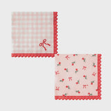 Dainty Florals & Bows Cocktail Napkins