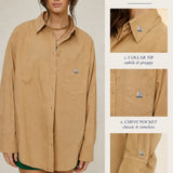 The Classic Khaki Oversized Shirt