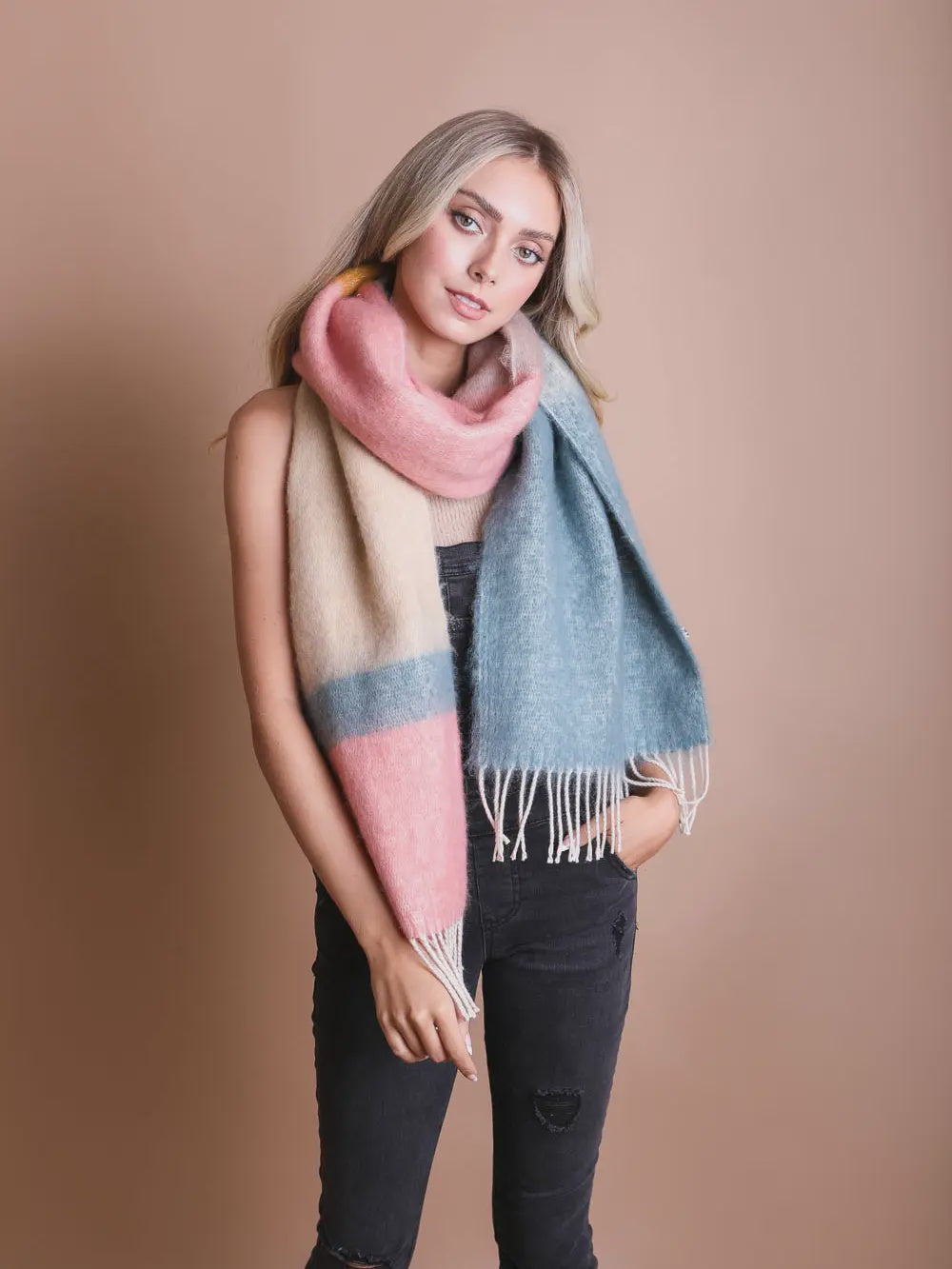 Color Block Scarf