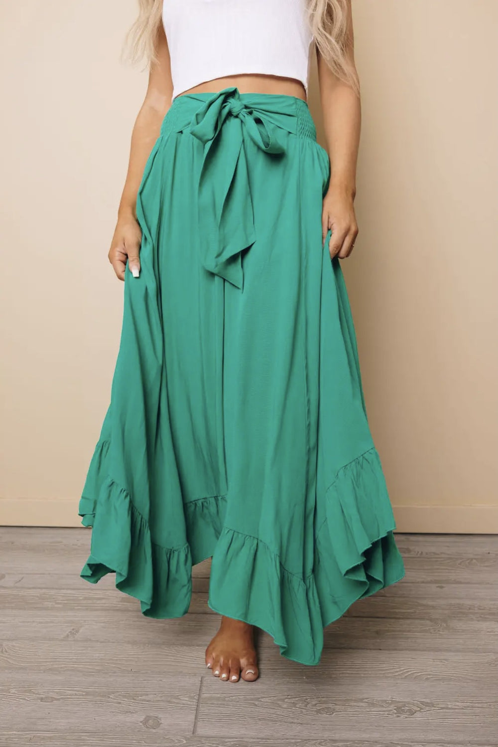 Touch of Turquoise Maxi Skirt