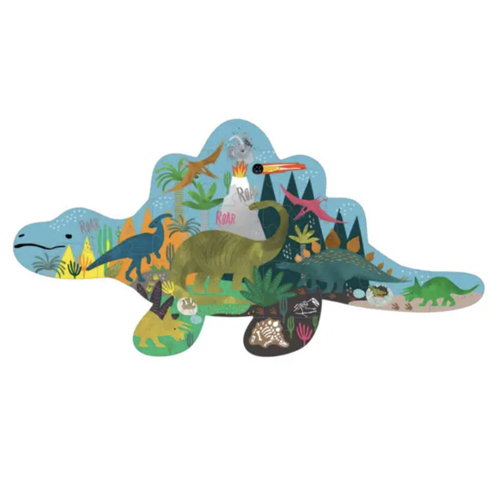 Dinosaur Shaped Jigsaw Puzzle