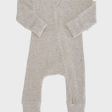Dove Speckle / 2-Way Zip Romper