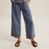 Embroidered Denim