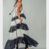 Midnight Garden Maxi Dress
