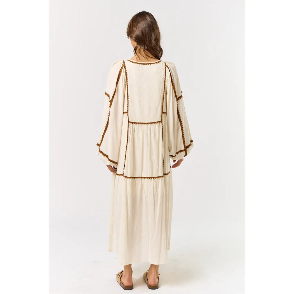 
                      
                        Scandi Style Embroidered Maxi Dress
                      
                    