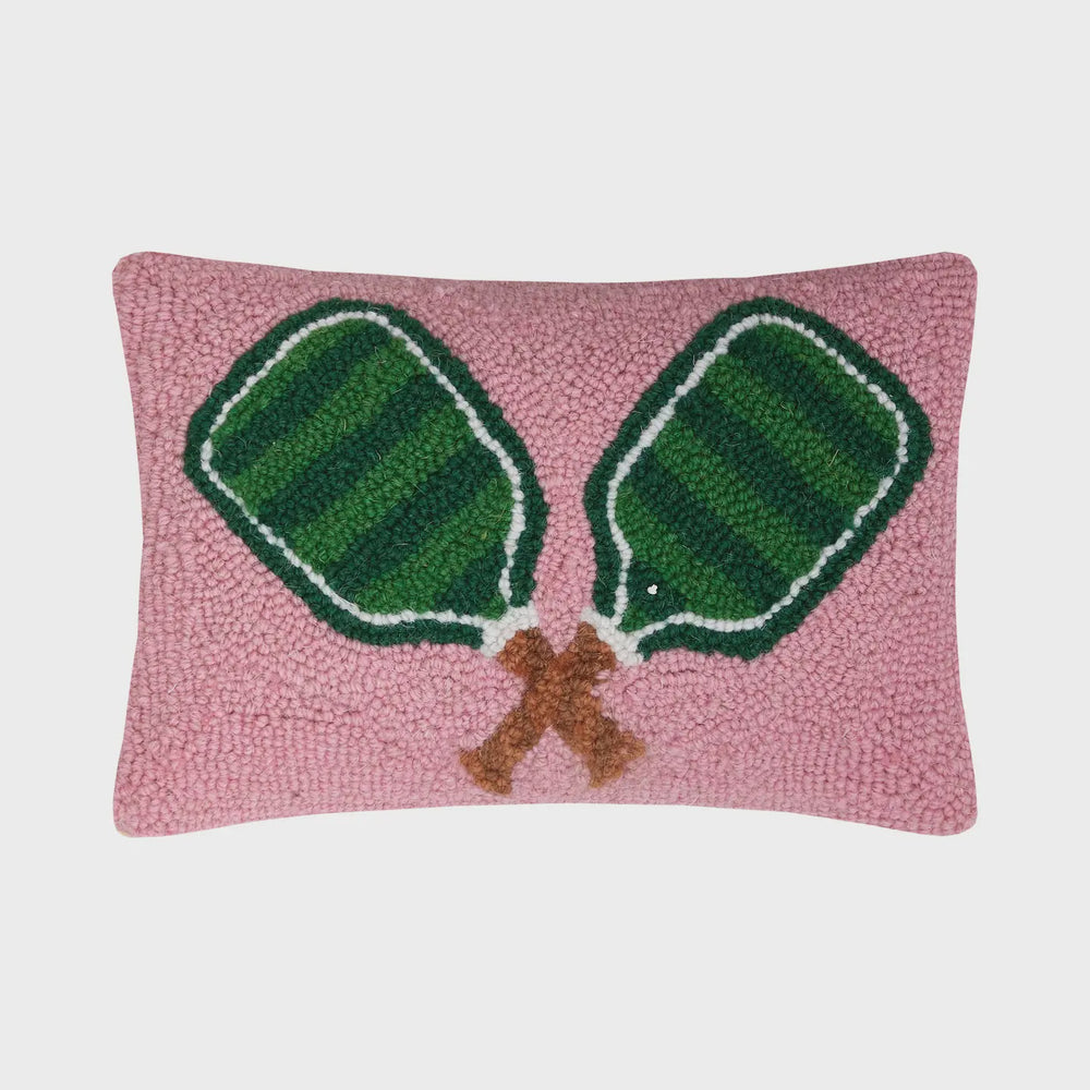 Pink & Green Pickleball Hook Pillow