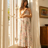 Meadow Strapless Floral Midi Dress