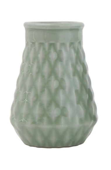 Jade Stoneware Vase