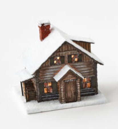 Cozy Wood Cabin LED