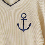 Nautical Anchor V-Neck