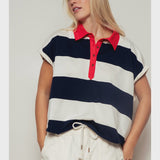 Relax Sunday Stripe Polo