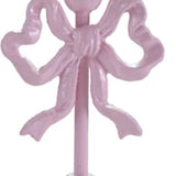 Cast Iron Bow Taper Candle Holder