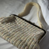 Vintage Pastel Beaded Purse