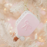 Playful Sparkle Pickleball Paddle Ornament