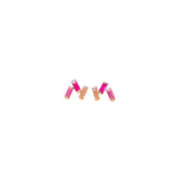 Pink Stardust Trio Earrings