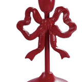 Cast Iron Bow Taper Candle Holder