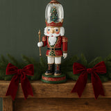 Lighted Revolving Dome Nutcracker – Christmas Tree Scene
