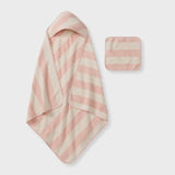 Stripe Terry Towel & Washcloth Set