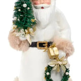 Gilded Evergreen Santa