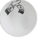 Black & White Winter Vibes Stoneware Bowl
