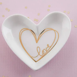 Heart Shaped Trinket Dish - Small
