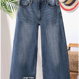 Fine & Frayed  Raw Hem Jeans