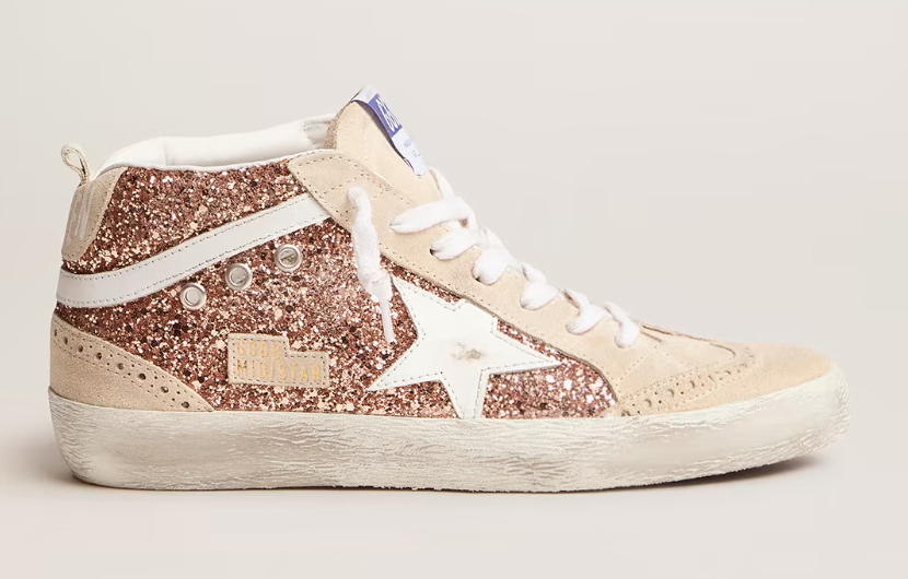 Pre-Loved Sparkly Pink Golden Goose Size 37