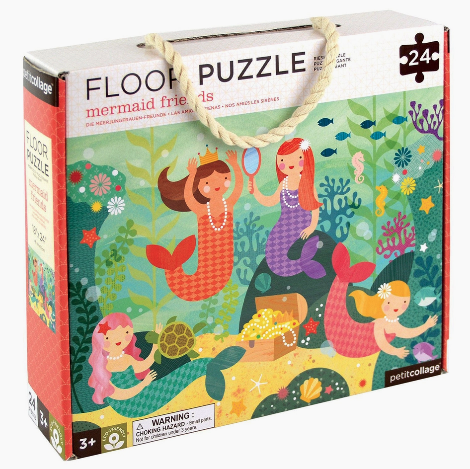 Mermaid Friends 24-Piece Floor Puzzle